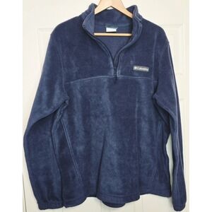 Columbia men's Steens Mountain Quarter  Zip Fleece  Pullover - XL - Navy